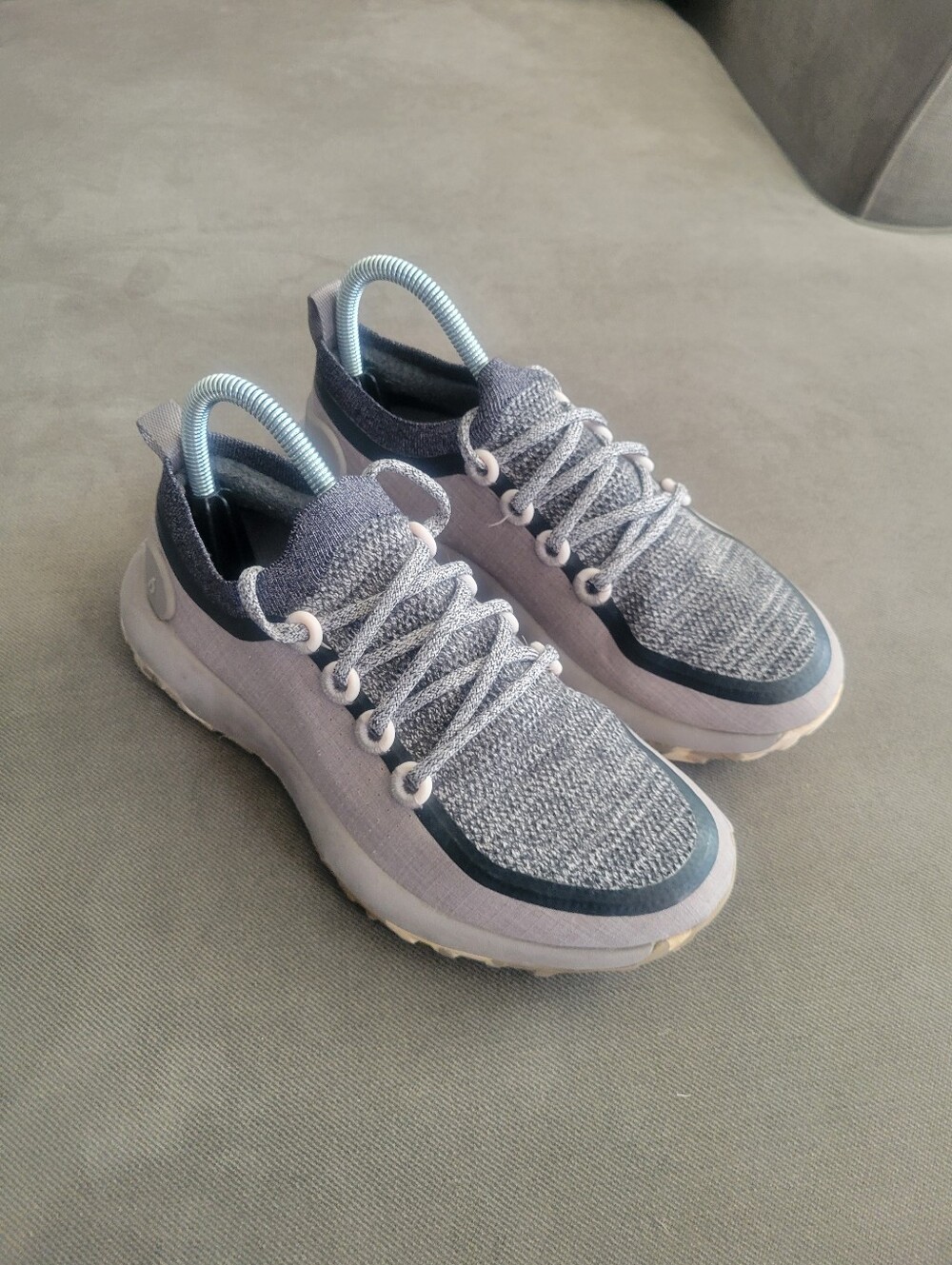 Allbirds Trail Runners SWT Sneakers Women's Size 7.5 Gray Lace-Up Athletic Shoes